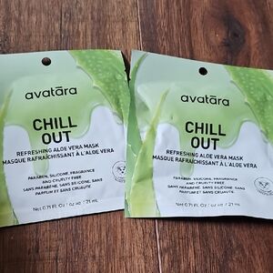 avatāra Chill Out Refreshing Aloe Vera Mask - Green